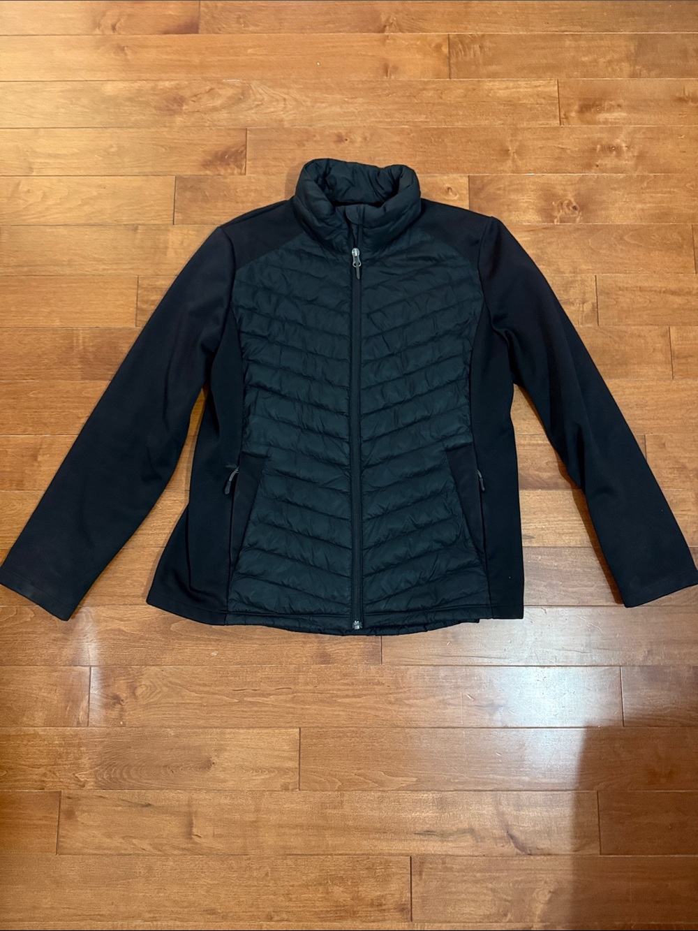Black Women's Quilted Softshell Jacket - Brand 32 degrees
